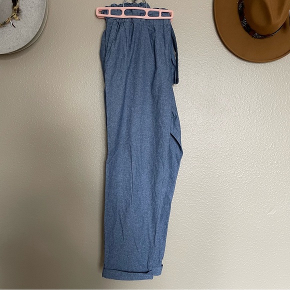NWOT - BP - Chambray Jean Colored lightweight loose flowy pants trousers - Cute! - Picture 5 of 10